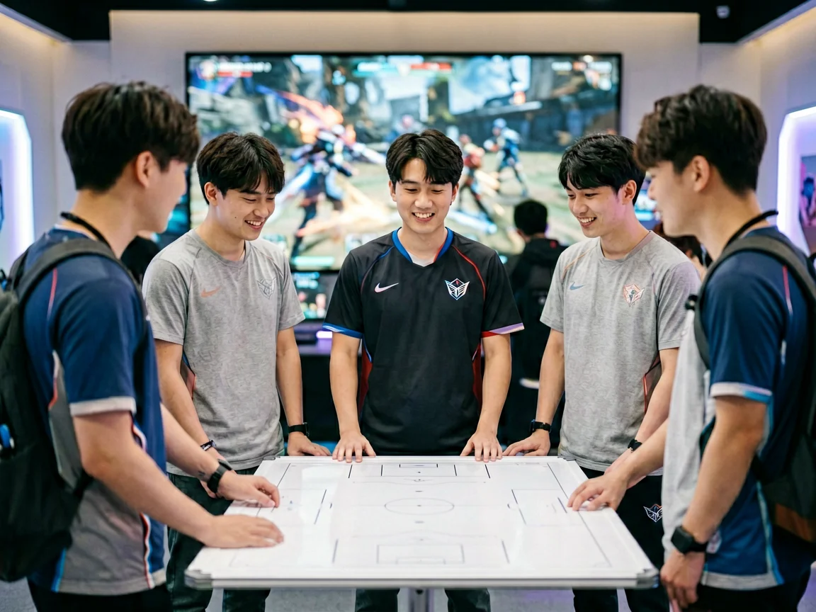 电竞战队研讨战术FlyQuest